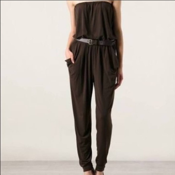 michael kors brown jumpsuit
